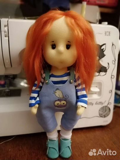 Текстильная кукла ручной работы