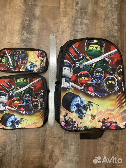 Рюкзак детский, пенал и сумка. Новый комплект