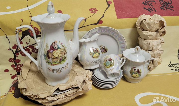 Сервиз кофейный на 6 персон, 21 предмет