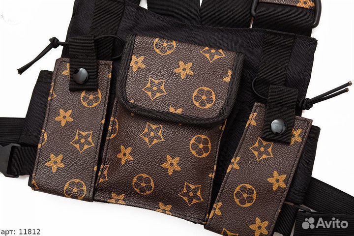 Louis vuitton броник коричневый