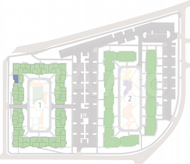 2-к. квартира, 61,7 м², 2/5 эт.