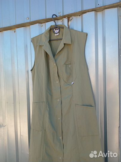 Халаты рабочие мужские и женские х/б,плотные