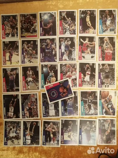 Наклейки upperdeck 1996-1997 nba