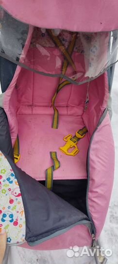 Детские санки с колесами nika