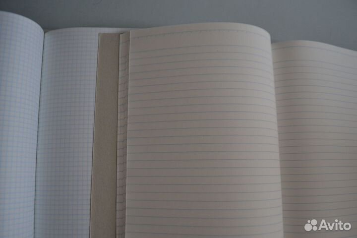 Тетради А4 клетка, линейка, на спирали