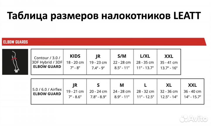 Налокотники Leatt 3DF 5.0 Elbow Guard M