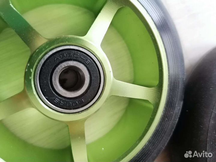 Колёса для трюкового самоката 100 мм зелёные