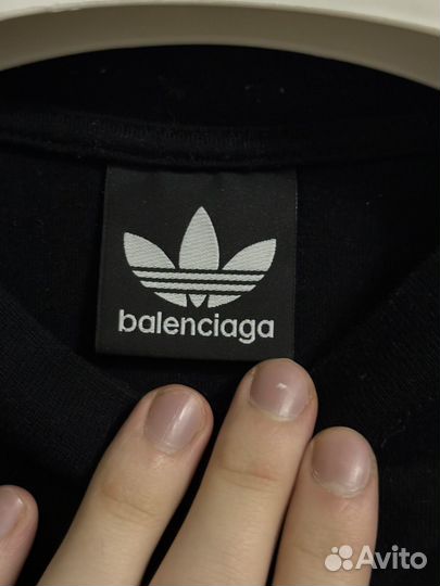 В Наличии Balenciaga adidas лонгслив long sleeve