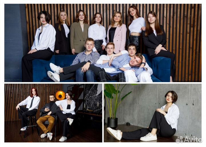 Выпускной альбом индивидуальный, в студии