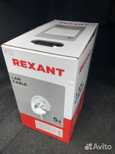 Витая пара, UTP - Rexant, 8 жил (медь, 0,50мм)