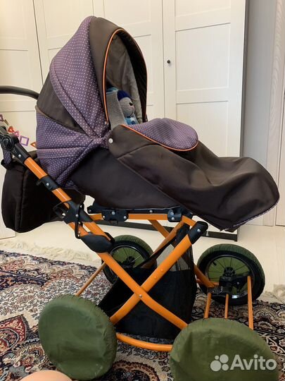 Коляска детская 2 в 1 Lonex Carroza