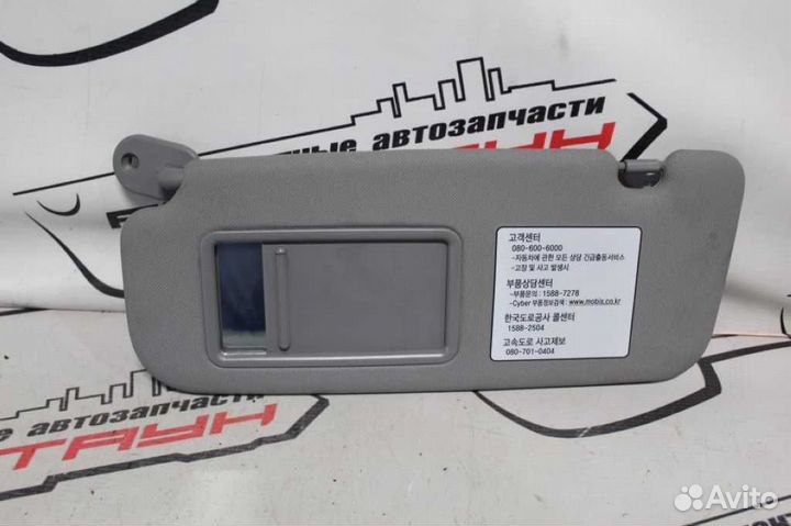 Козырек hyundai accent solaris RB L R комплект 2 ш