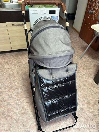 Санки-коляска Glory Gloss