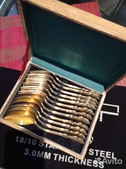 Набор советских столовых приборов. Мельхиор