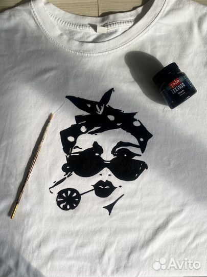 Роспись одежды, кастом, рисунок