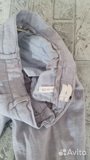 Льняной костюм для мальчика