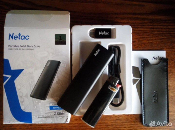 Внешний SSD накопитель Netac 250 Gb