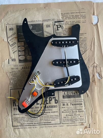Пикгард стратокастер alnico V