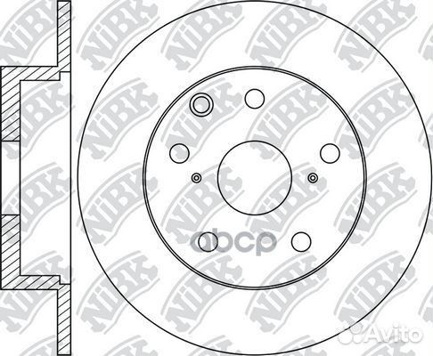 Диск торм.задн. toyota Verso 1,6/1,8 04/09
