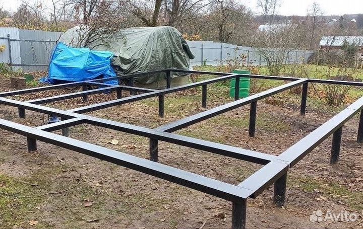 Свайно винтовой фундамент