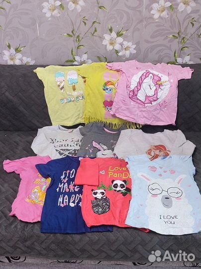 Вещи пакетом на девочку 116 122