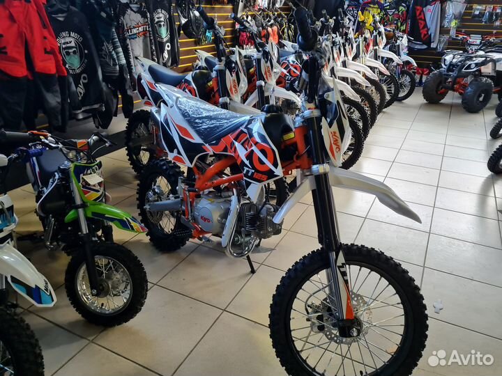 Питбайк Kayo TT125em электро стартер (2023г)