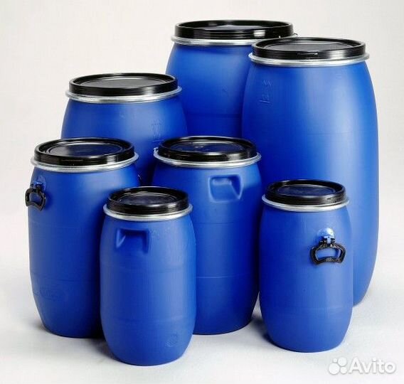 Бочки пищевые пластиковые