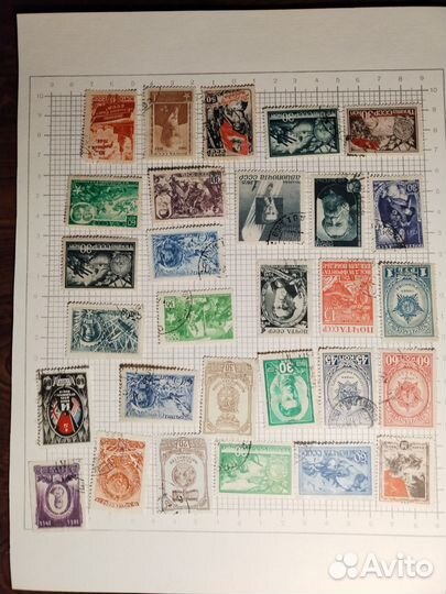 Марки, СССР, иностранные