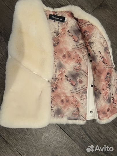 Меховая жилетка для девочки