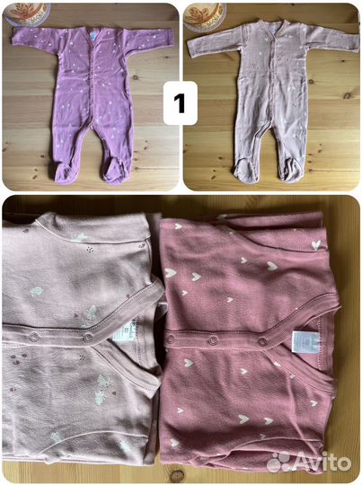 Большой пакет брендовой одежды для девочки