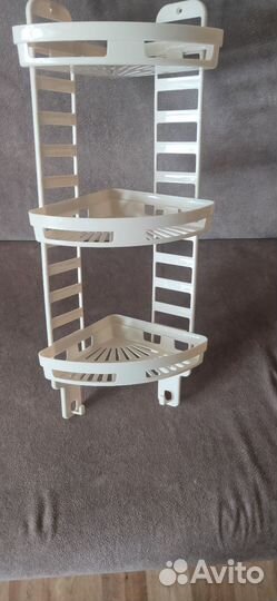 Полка пластик для ванной