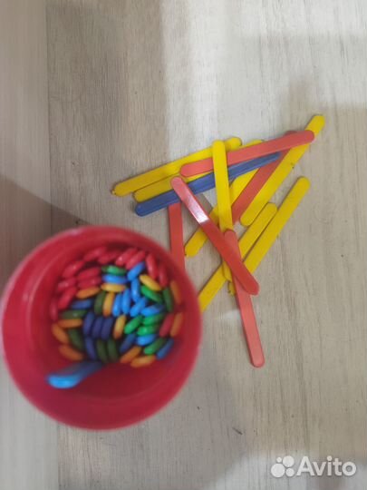 Счётные палочки баночка