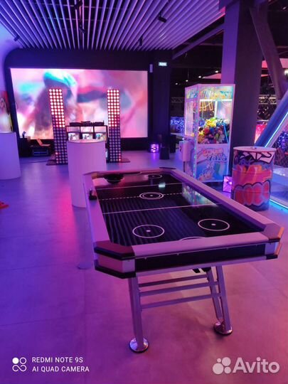 Аэрохоккей с подсветкой