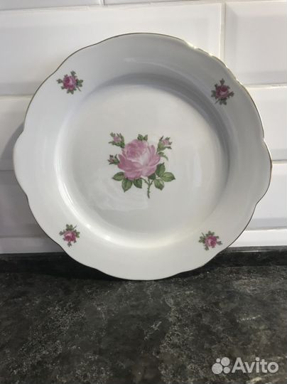 Большая тарелка блюдо гдр