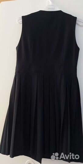 Школьный сарафан 134 синий