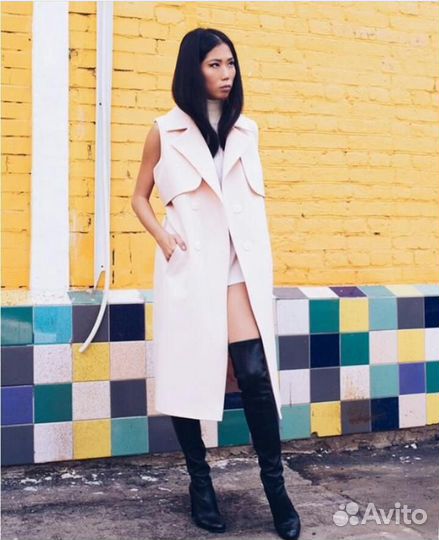 Пальто-жилет Marie by Marie шерсть новое