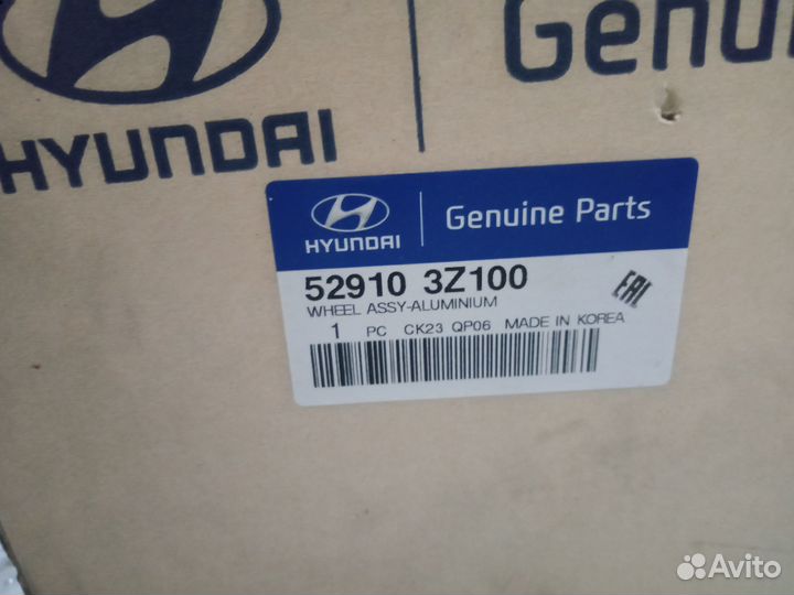 529103Z100 алюминиевый колесный диск