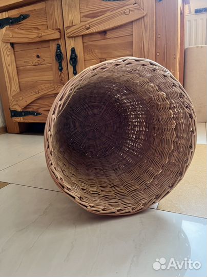 Корзина для белья плетеная/корзина для хранения