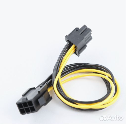 Переходник 6pin на 8pin для видеокарты из меди