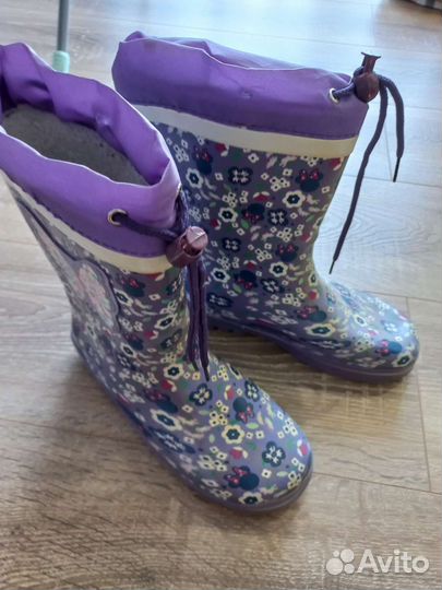 Детские резиновые сапоги