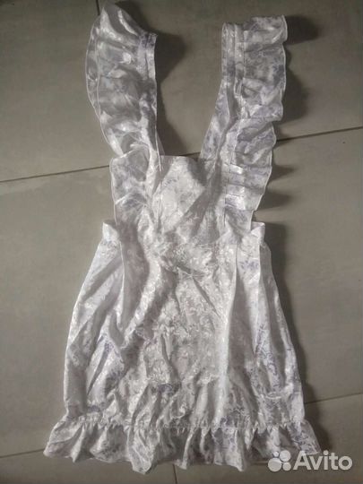 К 1 сентября Фартук,колготки,резинки,заколки,обод