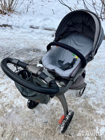 Коляска детская 2 в 1 stokke xplory v5 grey