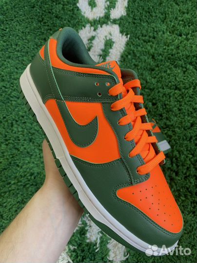 Nike Dunk Low Retro Miami Hurricanes оригинал