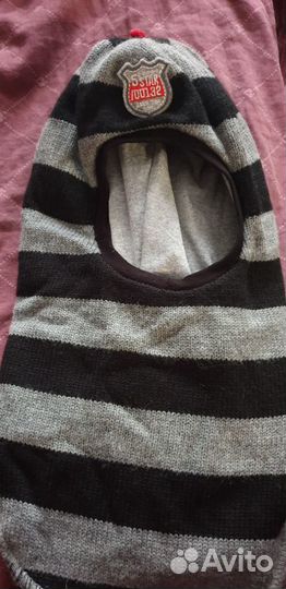 Шапка шлем зимняя