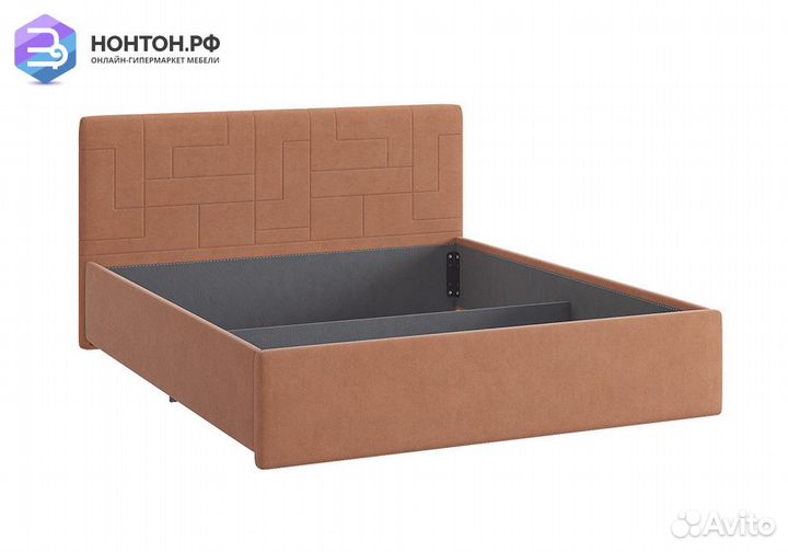 Кровать Лора 2 1.6 м персик