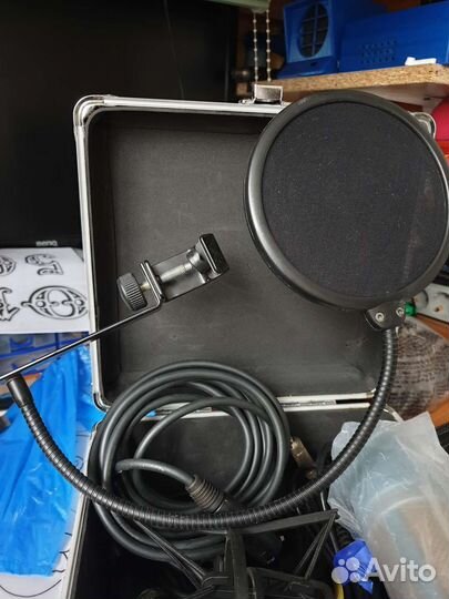 Микрофон akg p220 + art tube mp