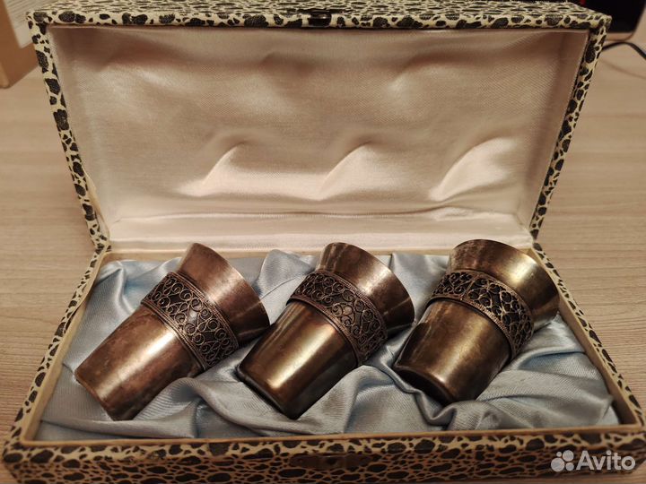 Рюмки мельхиоровые СССР