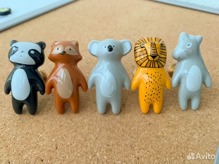 Мебельные ручки керамика