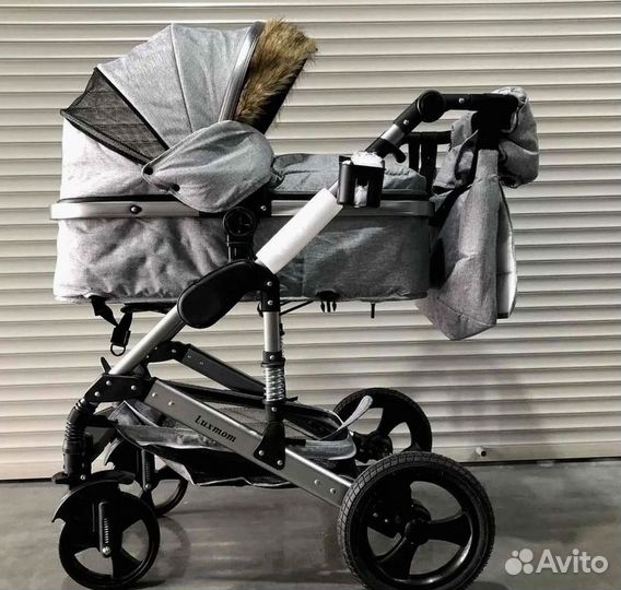 Коляска Luxmom 555 2в1 и 3в1 новая