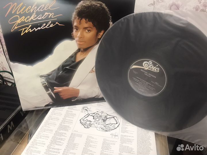Винил Michael jackson thriller